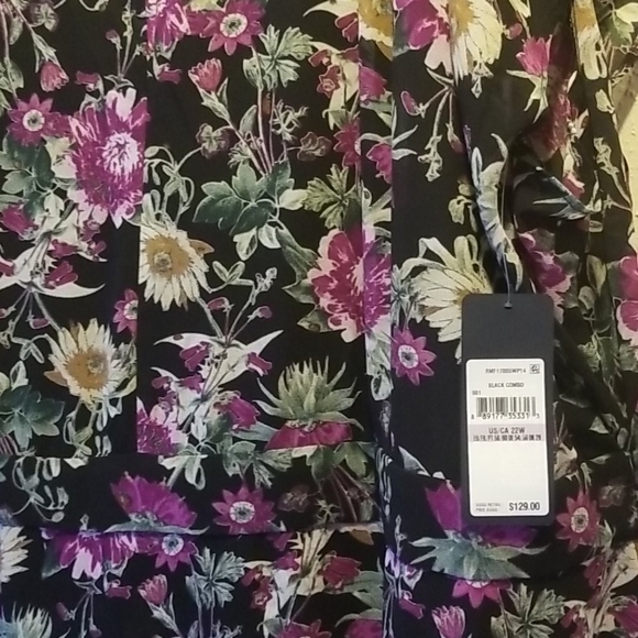 RACHEL Rachel Roy Floral Print Dress size 22W - Picture 3 of 7